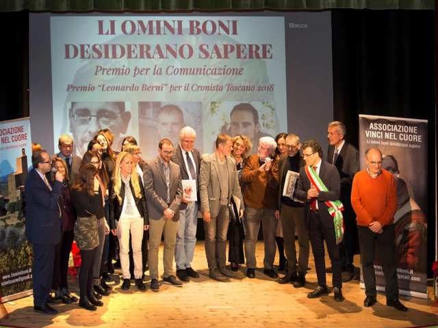 ‘Li omini boni’, successo dell’edizione 2018: Teatro di Vinci pieno per Corrado Formigli e Stefano Massini