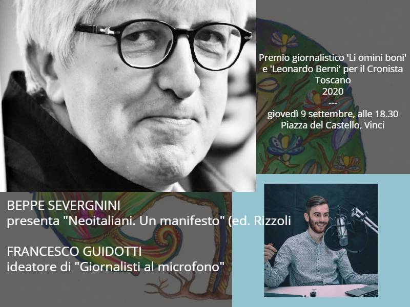 Premio giornalistico per la comunicazione ‘Li omini boni’ e ‘L. Berni’ per il Cronista Toscano 2020